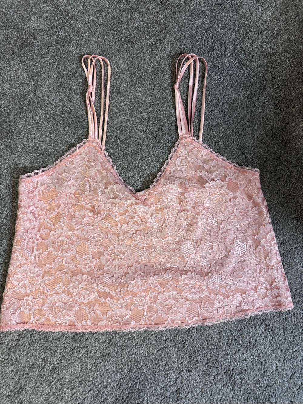 Victoria's Secret Pale Pink Satin Camisole